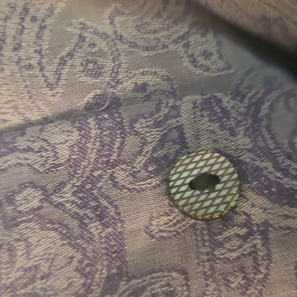 Robert Graham Purple Paisley Shirt - Picture 3 of 11